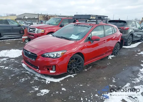 2018 Subaru Impreza 2.0I Sport z USA, uszkodzony, nr VIN 4S3GTAL64J3747810